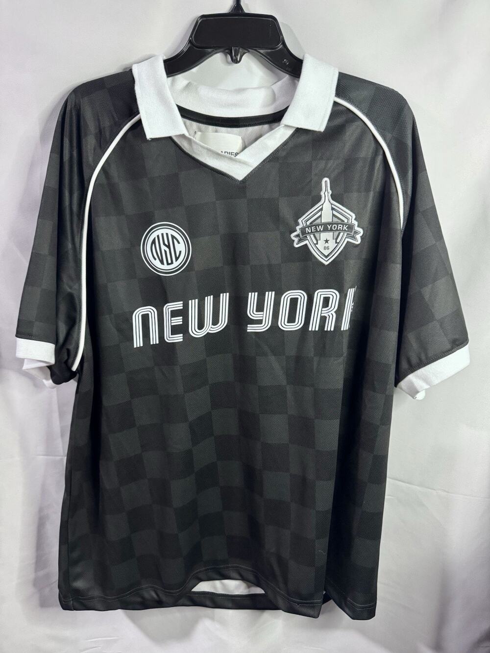 No Boundaries New York Soccer Jersey Black NWT 2XL